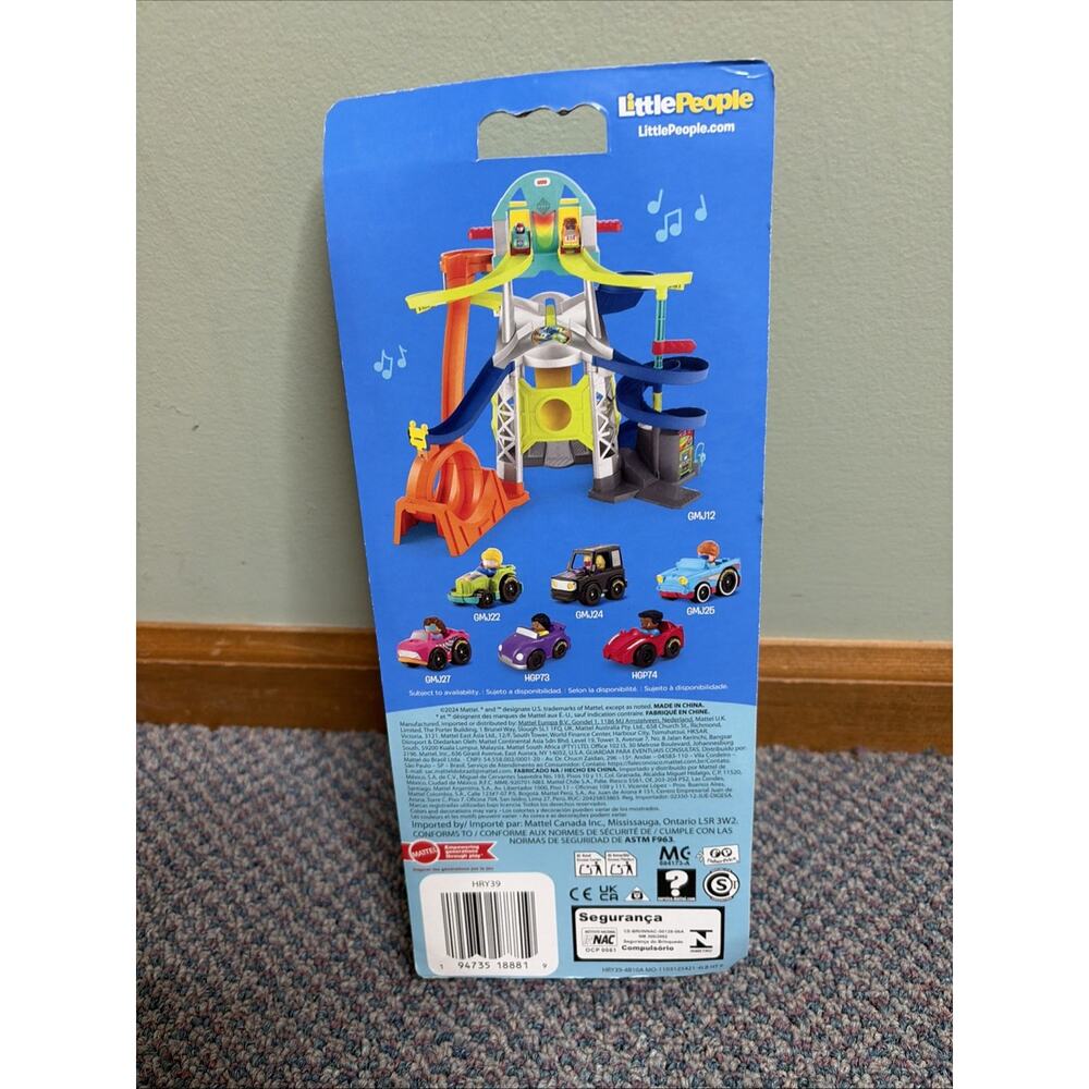 Fisher-Price Little People Wheelies Racing Cars 3-Pack NIB - Picture 2 of 2